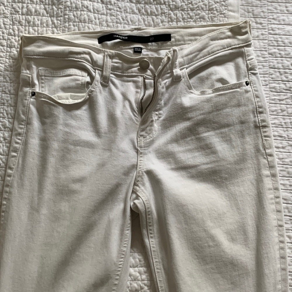 HARPER white jeans sized 27